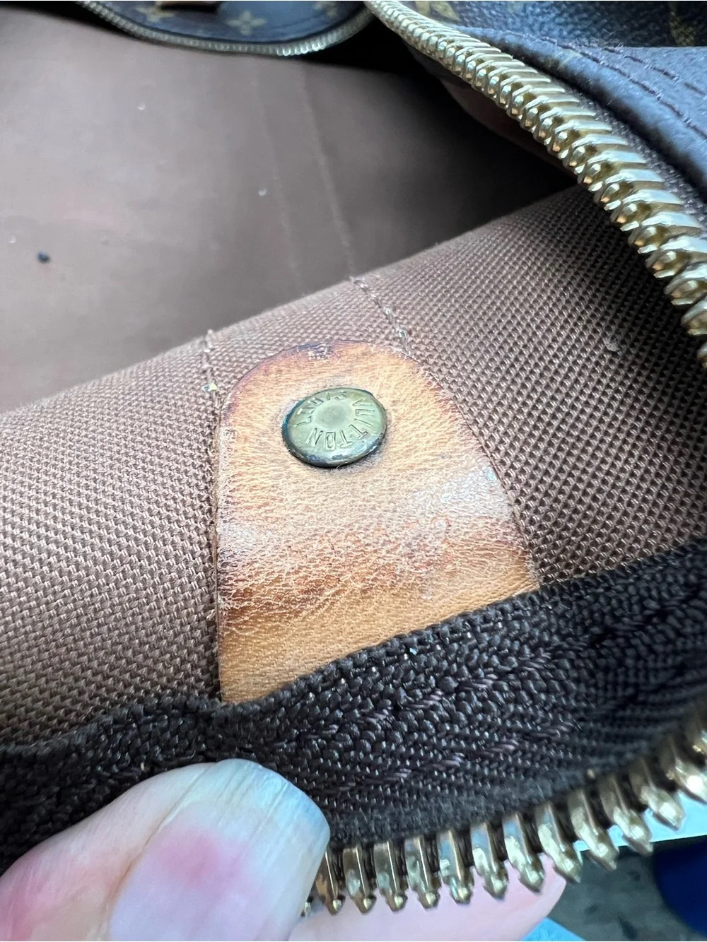 LOUIS VUITTON Monogram Keepall 55 Boston Bag